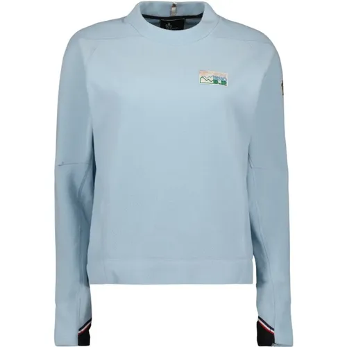 Logo Sweatshirt Langarm Gerade Passform - Moncler - Modalova