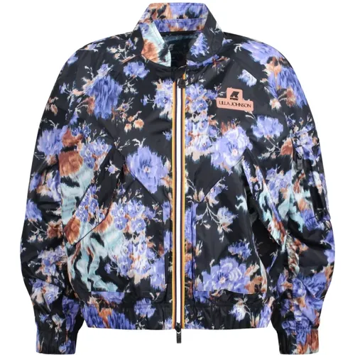 Floral Bomber Jacket with Waterproof Design , female, Sizes: M, L - Ulla Johnson - Modalova