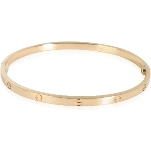 Pre-owned Gold bracelets , female, Sizes: ONE SIZE - Cartier Vintage - Modalova