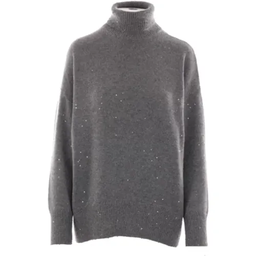 Pailletten Kaschmir Seiden Pullover - BRUNELLO CUCINELLI - Modalova