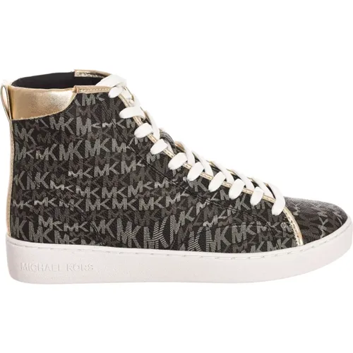 Luxury High-Top Sneakers , female, Sizes: 6 UK, 3 UK, 4 UK - Michael Kors - Modalova