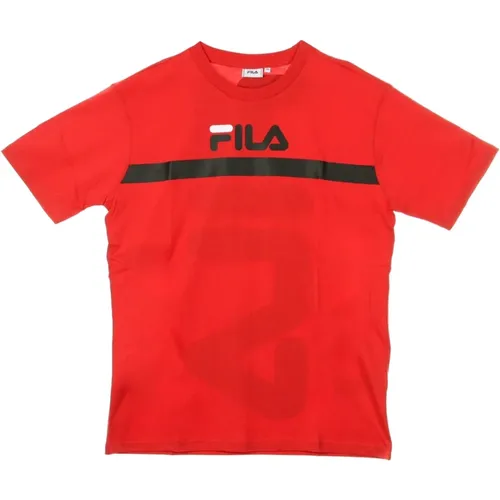 Rotes Anatoli Tee für Männer , Herren, Größe: M - Fila - Modalova