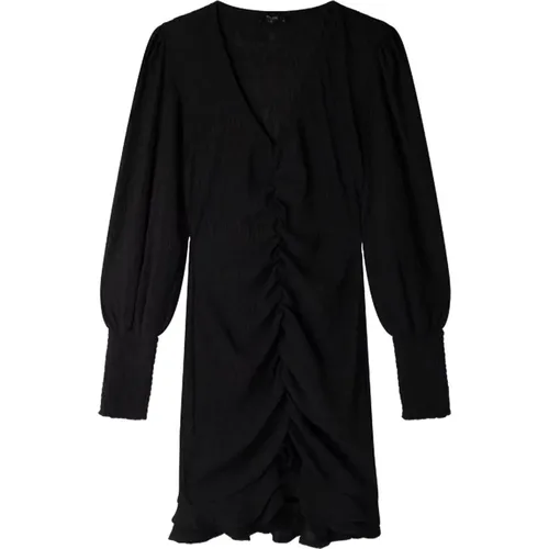Schwarze Kleider , Damen, Größe: L - Alix The Label - Modalova
