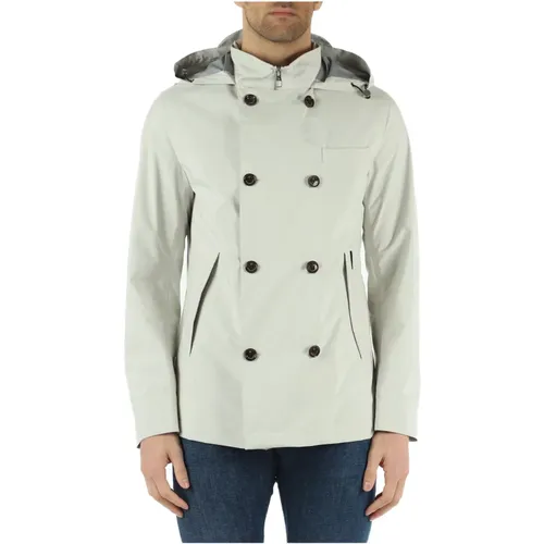 Lightweight Hooded Stretch Fabric Jacket , male, Sizes: L, M, XL, 2XL - Montecore - Modalova
