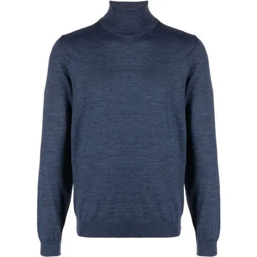 Slim Fit Wool Turtleneck , male, Sizes: M, L - Hugo Boss - Modalova