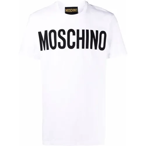 Logo-print T-shirt and Polo , male, Sizes: XL - Moschino - Modalova