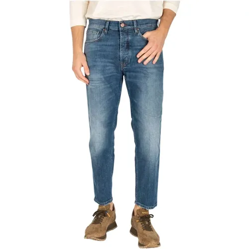 Herrenjeans Regular Fit Mittlere Waschung , Herren, Größe: W34 - Don The Fuller - Modalova