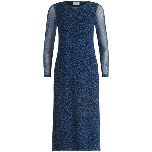 Basic-Kleid mit Animalprint , Damen, Größe: 3XL - Vera Mont - Modalova