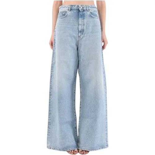 Wide Jeans , female, Sizes: W26, W28, W30 - SPORTMAX - Modalova