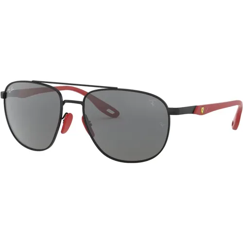 Verspiegelte Sonnenbrille Scuderia Ferrari , Herren, Größe: 57 MM - Ray-Ban - Modalova