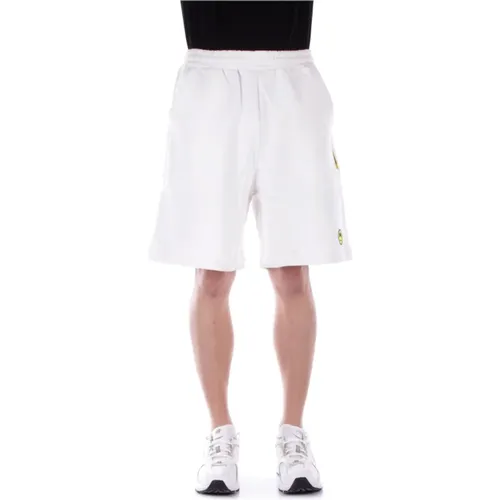 Weiße Shorts mit Seitentaschen , Herren, Größe: S - Barrow - Modalova