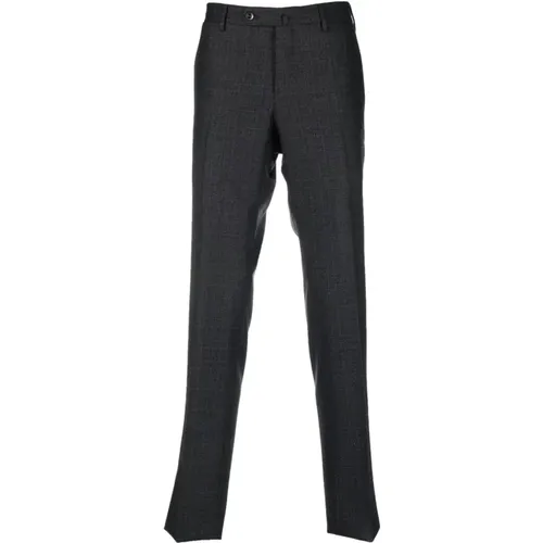 Checked Wool Pants , male, Sizes: L - PT Torino - Modalova