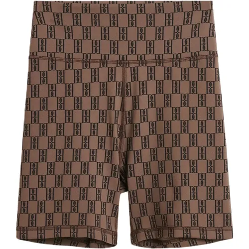 Sportliche Dunkel Mahagoni Shorts - By Malene Birger - Modalova