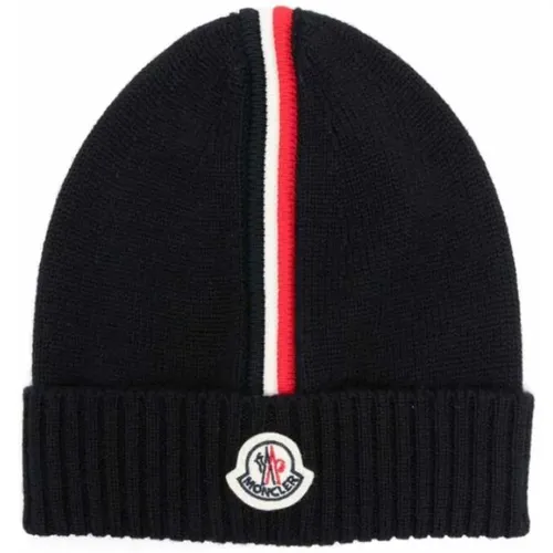 Kinder Navy Hut Cappello Moncler - Moncler - Modalova