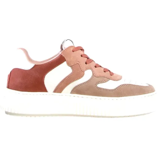 Weiße Sneakers Laura Suede/Calf/Suede - Voile blanche - Modalova