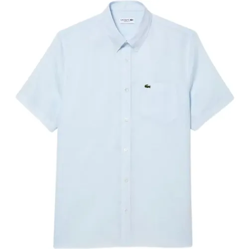 Mens Clothing Shirts Clear Ss24 , male, Sizes: M, 2XL, S, 4XL, L, XL - Lacoste - Modalova