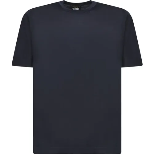 Blaue T-Shirts & Polos für Männer , Herren, Größe: 3XL - Dell'oglio - Modalova