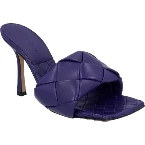Pre-owned Leather heels , female, Sizes: 4 UK - Bottega Veneta Vintage - Modalova