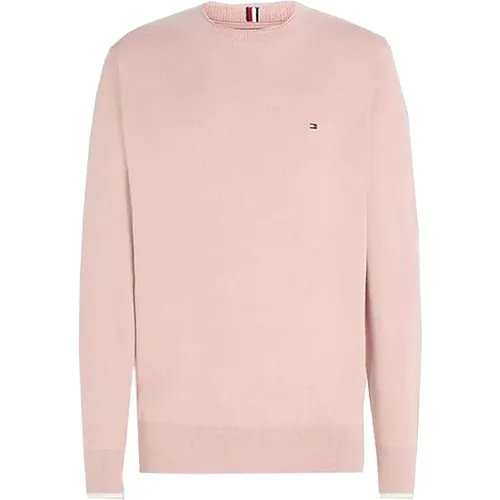 Cotton C Neck Pullover - Tommy Hilfiger - Modalova