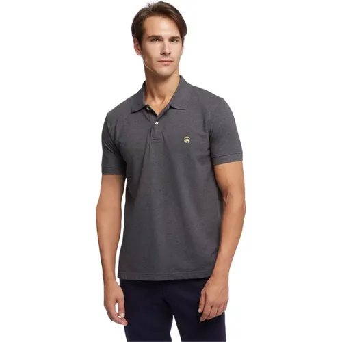 Slim-Fit-Kurzärmel-Pik-Polo-Hemd , Herren, Größe: M - Brooks Brothers - Modalova