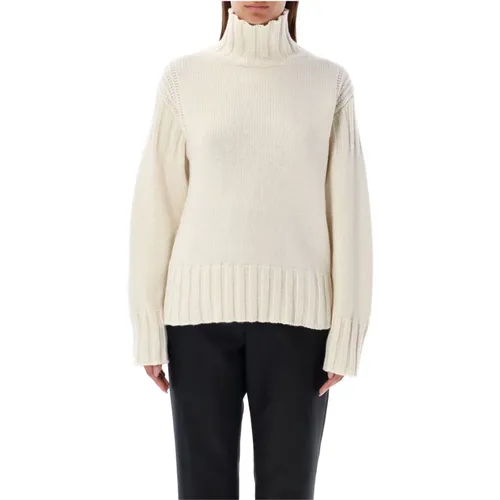 Natural Knitwear High Neck Cashmere , female, Sizes: S - Jil Sander - Modalova