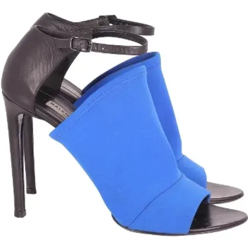 Pre-owned Leather heels , female, Sizes: 5 1/2 UK - Balenciaga Vintage - Modalova