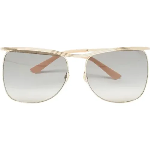 Pre-owned Metal sunglasses , female, Sizes: ONE SIZE - Gucci Vintage - Modalova