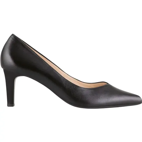 Schwarzer Leder Stiletto Pump , Damen, Größe: 38 EU - Högl - Modalova