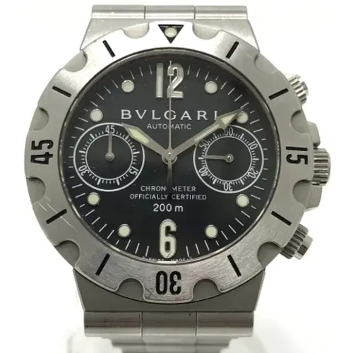 Pre-owned Rostfreier Stahl watches - Bvlgari Vintage - Modalova