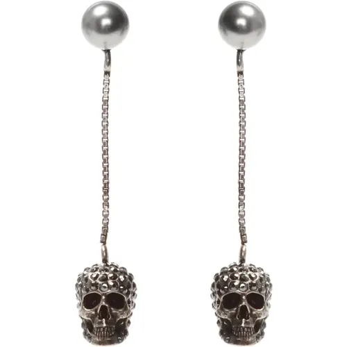 Drop earrings , female, Sizes: ONE SIZE - alexander mcqueen - Modalova