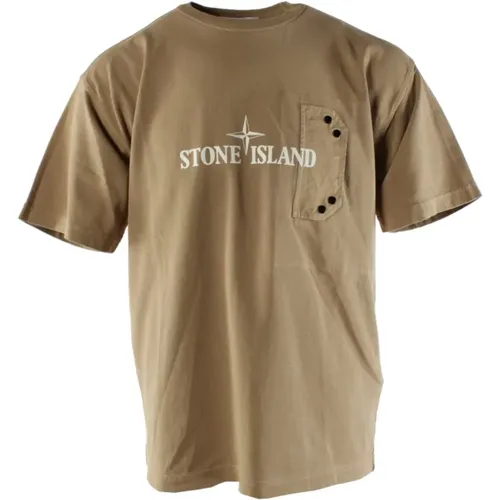 Oversized T-shirt for Men , male, Sizes: M - Stone Island - Modalova