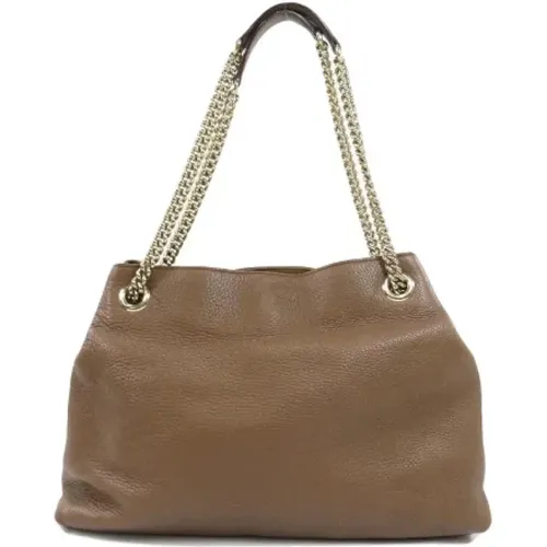 Pre-owned Leather Gucci Shoulder Bag , unisex, Sizes: ONE SIZE - Gucci Vintage - Modalova