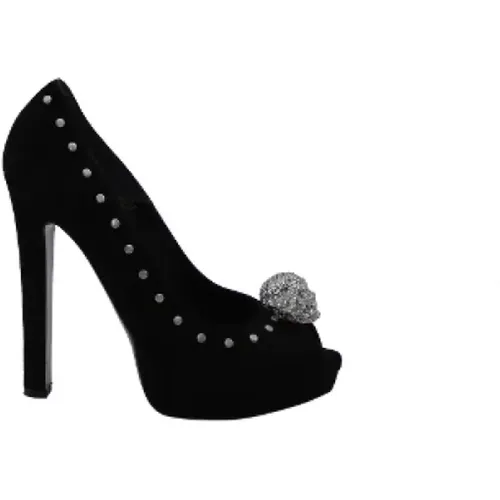 Pre-owned Suede heels , female, Sizes: 5 UK - Alexander McQueen Pre-owned - Modalova