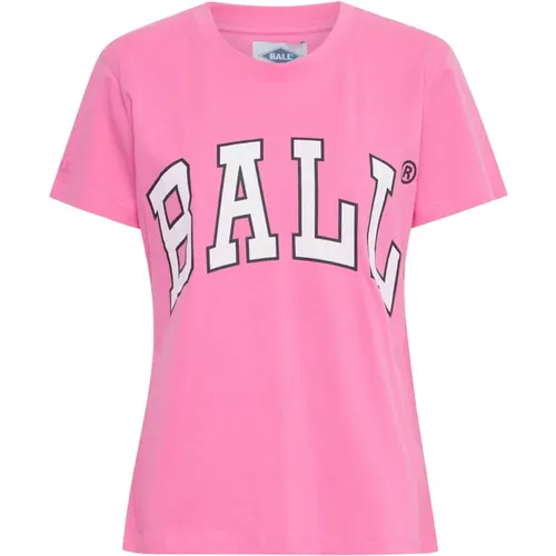 R. David Womens Bubblegum T-Shirt , female, Sizes: XS, S, L, M - Ball - Modalova