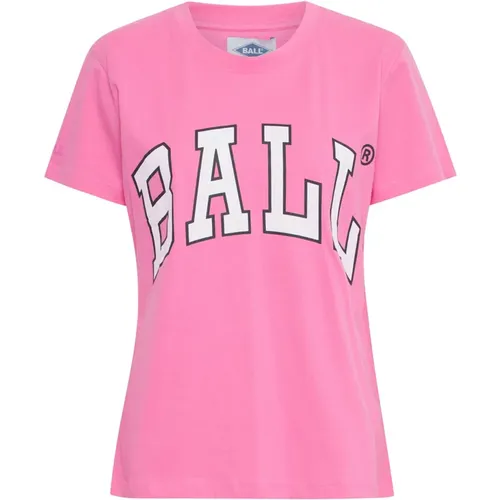 R. David Womens Bubblegum T-Shirt , female, Sizes: XS, S, XL, L, M, 2XL - Ball - Modalova