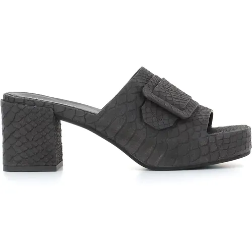 Python Print Sandals , female, Sizes: 5 1/2 UK - DEL Carlo - Modalova