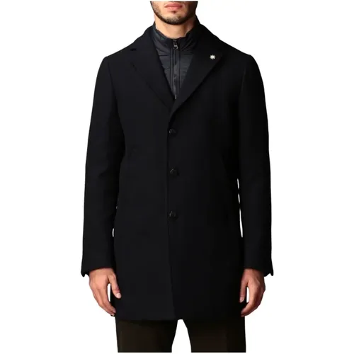 Stylish Coat for Men , male, Sizes: 2XL - Manuel Ritz - Modalova