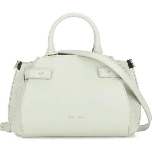 Leather Handbag with Handles , female, Sizes: ONE SIZE - Coccinelle - Modalova