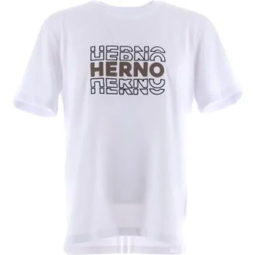 T-Shirts , Herren, Größe: M - Herno - Modalova