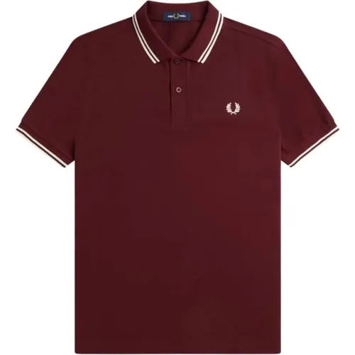 Klassisches Poloshirt für Männer , Herren, Größe: M - Fred Perry - Modalova