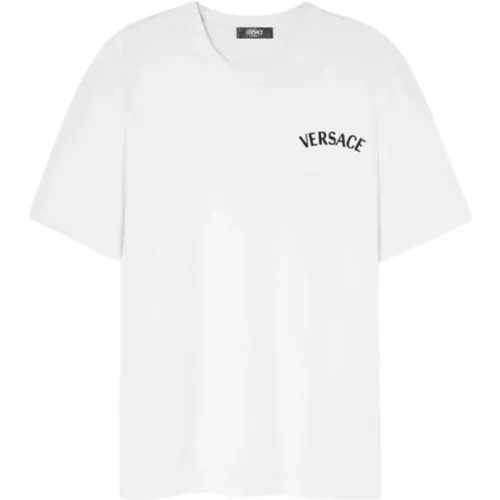 T-shirts and Polos , male, Sizes: S, M, L - Versace - Modalova