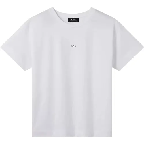 Essentielles Kurzarm-T-Shirt , Damen, Größe: M - A.p.c. - Modalova