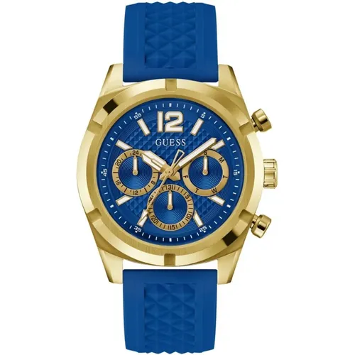 Resistance Multifunction Gold Watch , male, Sizes: ONE SIZE - Guess - Modalova