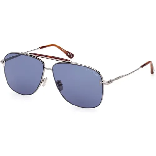 Aviator Sonnenbrille in Grau - Tom Ford - Modalova