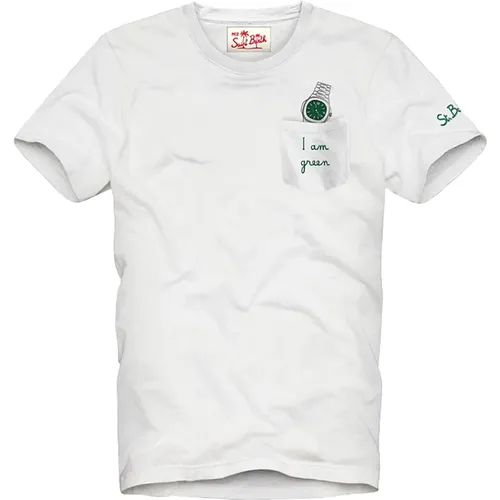 T-shirts and Polos , male, Sizes: XL, M - MC2 Saint Barth - Modalova