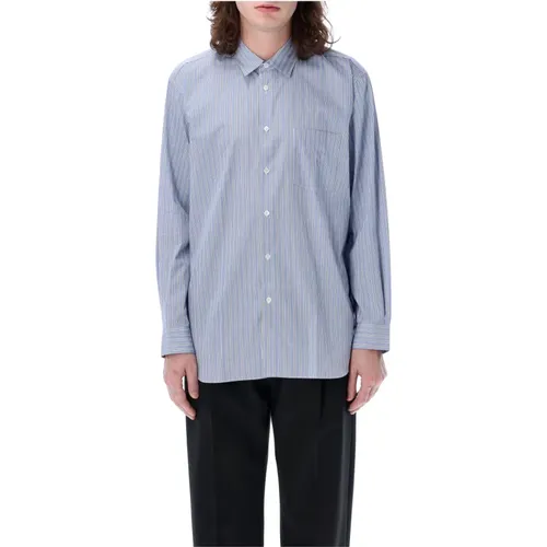 Striped Navy Shirt , male, Sizes: M, L, XL - Comme des Garçons - Modalova