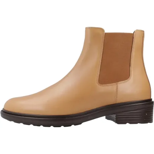 Stilvolle Chelsea Boots für Gehvergnügen , Damen, Größe: 40 EU - Geox - Modalova