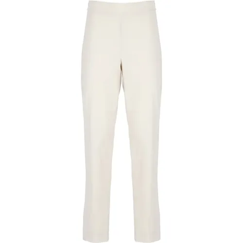 Ivory Baumwollhose mit Seitenschlitzen - BRUNELLO CUCINELLI - Modalova