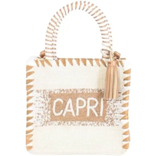 Handmade Mini Capri Shoulder Bag , female, Sizes: ONE SIZE - De Siena - Modalova