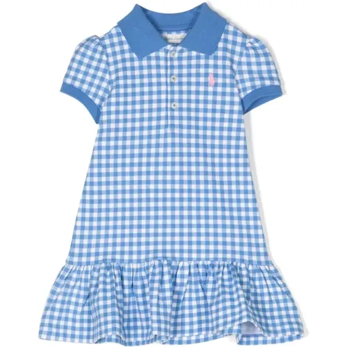 Blaues Vichy Poloshirt Kleid - Ralph Lauren - Modalova